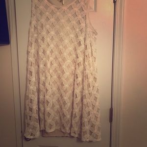 Super Cute Cream Babydoll Dress